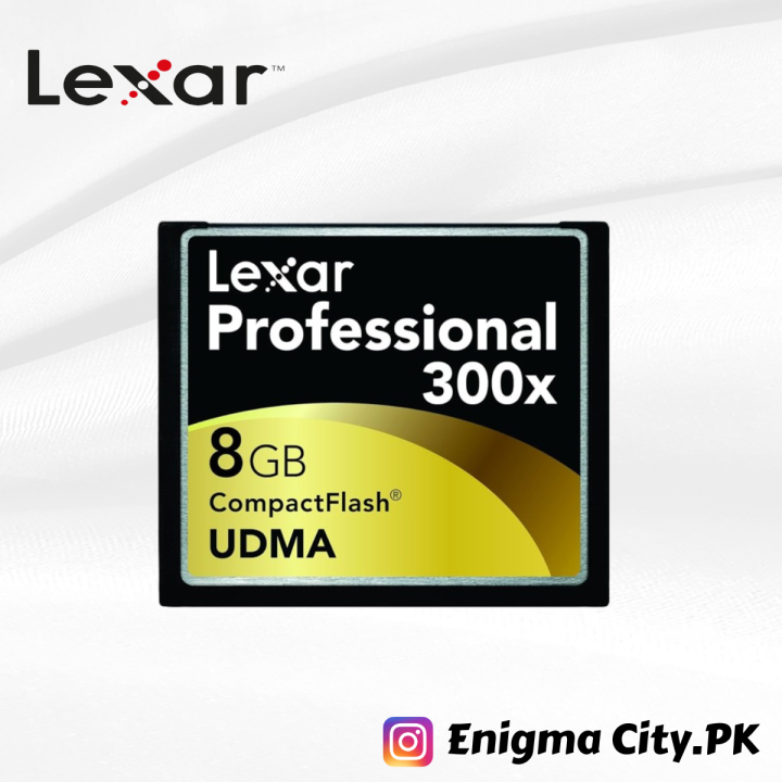 Lexar Professional Series 8 GB 300x UDMA Compact Flash Memory Card - CF Card