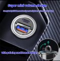 60W USB Car Charger Type C PD Mini Car Chargers QC 3.0 Fast Charging. 