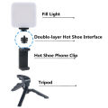 1/4 Hot Shoe Mount Phone Holder Dual Nut Cold Shoe Adapter Bracket For Double-Layer Camera Hot Shoe Adapter Accessories. 