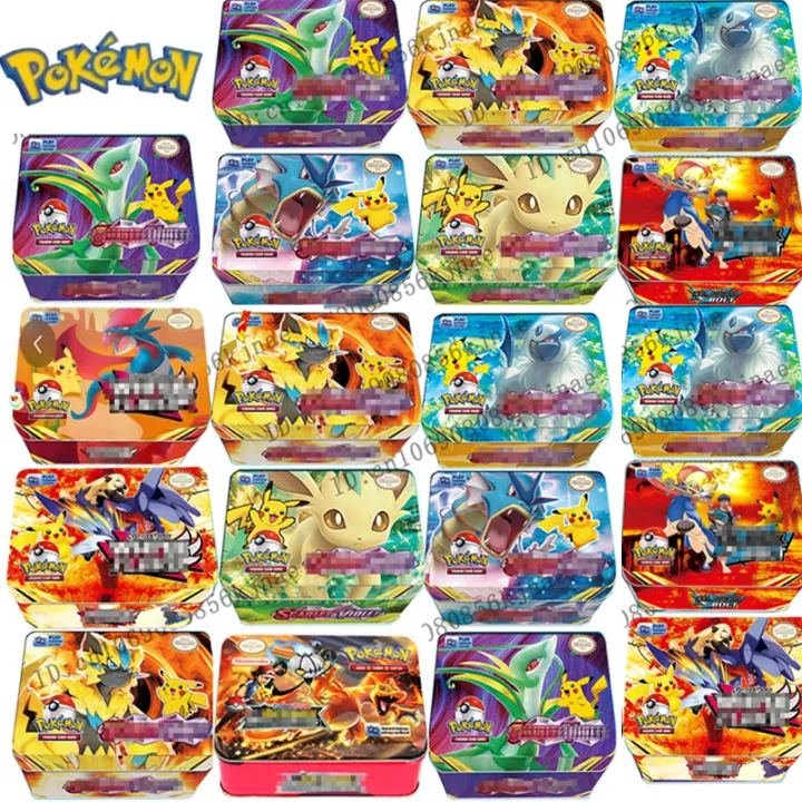 **2026 NEW 42pcs/set Iron Metal Box Pokemon TAKARA TOMY Battle Toys ...