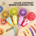 Rechargeable Compact Mini Handheld Fan – Stylish & Portable for Indoor & Outdoor Use.