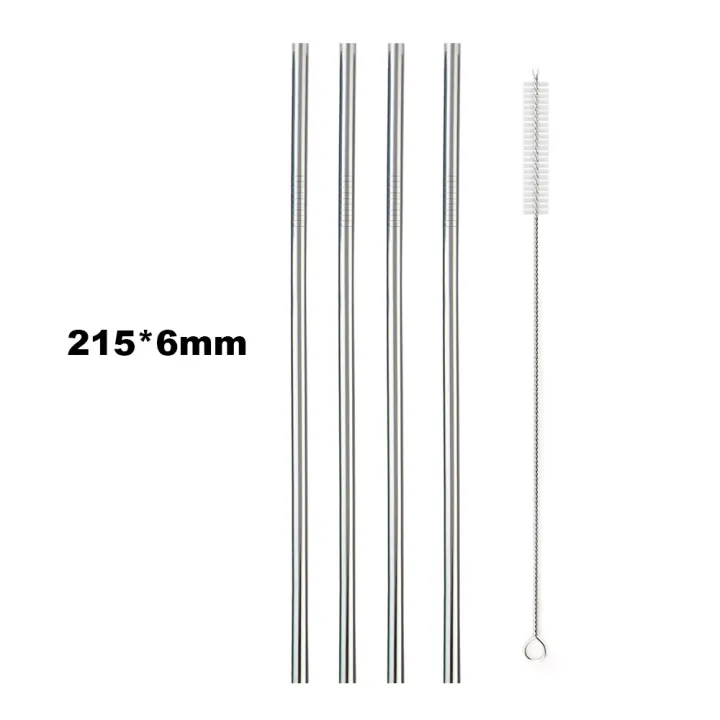 5Pcs%20Colorful%20Metal%20Straws%20Set%20Pink%20Reusable%20Drinking%20Straws%20Rainbow%20Bent%20Straight%20304%20Stainless%20Steel%20Straw%20with%20Clean%20Brush%20-%20Image%207