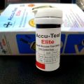 Accu Test Elite Blood Glucose Test Strips – Fast, Accurate & Reliable Sugar Testing. 