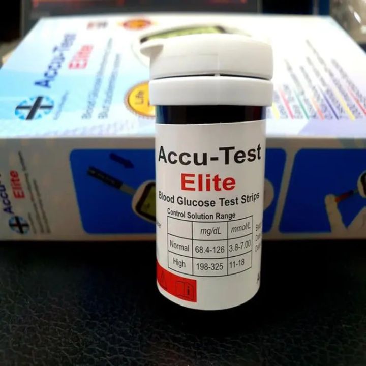 Accu Test Elite Blood Glucose Test Strips – Fast, Accurate & Reliable Sugar Testing