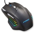 FOREV FV-X7 3200dpi Wired Mechanical Gaming RGB Lighted Mouse (Black). 