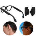 Eyeglass Ear Grip for Ray-Ban Meta Wayfarer/Skyler/Headliner Gen 2 Smart Glasses Accessories Anti-Slip Silicone Ear Grippers. 