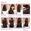 14-40 Inch Long Curly Hair Synthetic Wig Extension Clip Hair Big Wave 5 Clips Invisible Seamless Heat-Resistant Women's. 