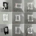 1Pc Lace Photo Card Holder, 3inch Small Cards Simple Anime Cartoon Game Card Holder, Fan Club Idol Support Collection B8 Small Card Polaroid 3inch Photo Display Storage Card Holder, Transparent Ita Bag Decoration Lolita Card Holder. 