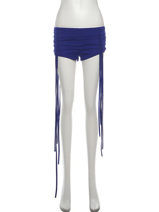 SIsterlinda%20Trend%20%20Ruched%202%20Piece%20Set%20Women%20Button%20Polo-Neck%20Mesh%20Patchwork%20Bodysuits+Ribbon%20Short%20Music%20Festival%20Party%20Suit%20-%20Image%206