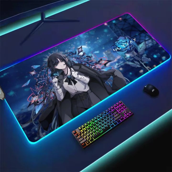 Singer%20Japaneses%20Ado%20Door%20Mat%20LED%20Light%20RGB%20Luminous%20Keyboard%20Desk-Mat%20Color%20Waterproof%20Office%20Mouse%20Computer%20-%20Image%202