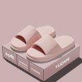 Men Summer Silent Slippers Indoor Home Bathroom Anti-Slip Soft EVA Sole Odor-Proof Sandals for Women Comfort Lightweight. 
