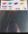 Book Binding sheets,Book Binding Cover Sheets: PVC Plastic, Thickness is very high, unbreakable - Ideal for Copying and Binding, Pack of 100 Sheets (Covers 50 Bindings). 