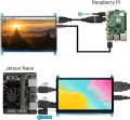 ELECROW 5 inch Monitor for Raspberry Pi Monitor Touchscreen Display Compatible with Raspberry Pi 5 4 3B+ 3B BB Black Banana Pi Jetson Nano Windows PC. 