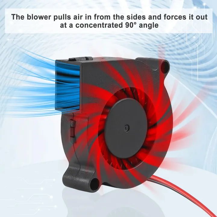 12/24V%20DC%205015%20Blower%20Fan%2050mmx15mm%20Blower%20Turbine%20Turbo%20Dual%20Ball%20Bearing,%20Cable%20Brushless%20Cooling%202PIN%20for%203D%20Printer%20-%20Image%205