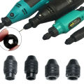 Mini Multi Keyless Drill Chuck Adapter Collet ScrewDriver 0.5-3.2mm Quick Change Cartridge on Screw DriverThree-Jaw for Dremel. 