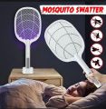 2 in 1 Mosquito Lamp With LED Light & Charging Stand USB Rechargeable Mosquito Killer Racket. Home Rechargeable Mosquito & Flying Insect Killer Racket. 