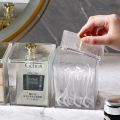 Makeup Cotton Pad Swabs Storage  Holder Box Portable-makeup holder box-makeup holder cup-jewellery holder box-jewellery organizer box- cotton bud holder-cotton bud box- cosmetic box-cosmetic holder box- Cosmetic Container Crystal Jewellery Organizer Case. 