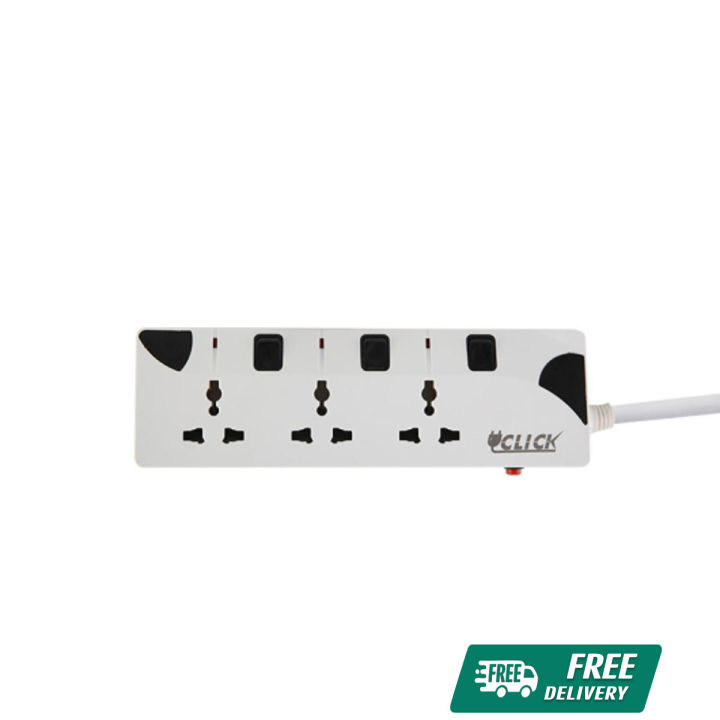 RFL Best Buy CLK-Safe MultiPlug(3SKT,2P,3Y)