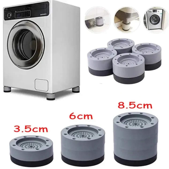 4%20Pcs%20Washing%20Machine%20Anti%20Vibration%20Pads%20Lifting%20%20Feet%20Anti%20Slip%20Mute%20Furniture%20Leveler%20Universal%20Dampers%20Fixed%20Base%20-%20Image%202