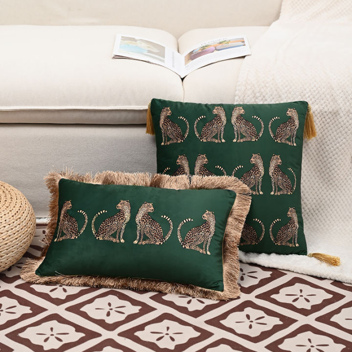 BUYNOW%201PC%20Luxury%20Leopard%20Print%20Tassel%20Lace%20Pillowcase%20No%20Pillow%20Core%20for%20Living%20Room%20Bedroom%20Sofa%20Cushion%20Cover%20Decoration%20-%20Image%206