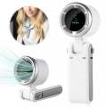 Turbo Fan HandheldRechargeable Fan Portable Mini Hand Fan USB Rechargeable Foldable Hanging Neck Fan 3600mAh USB Mini Portable Small Turbo Fan. 