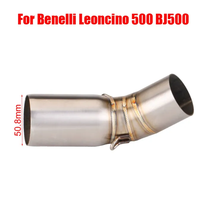 Slip%20On%20For%20Benelli%20Leoncino%20500%20BJ500%20Motorcycle%20Exhaust%20Escape%20Stainless%20Steel%20Middle%20Link%20Pipe%20Connect%2051MM%20muffler%20-%20Image%207