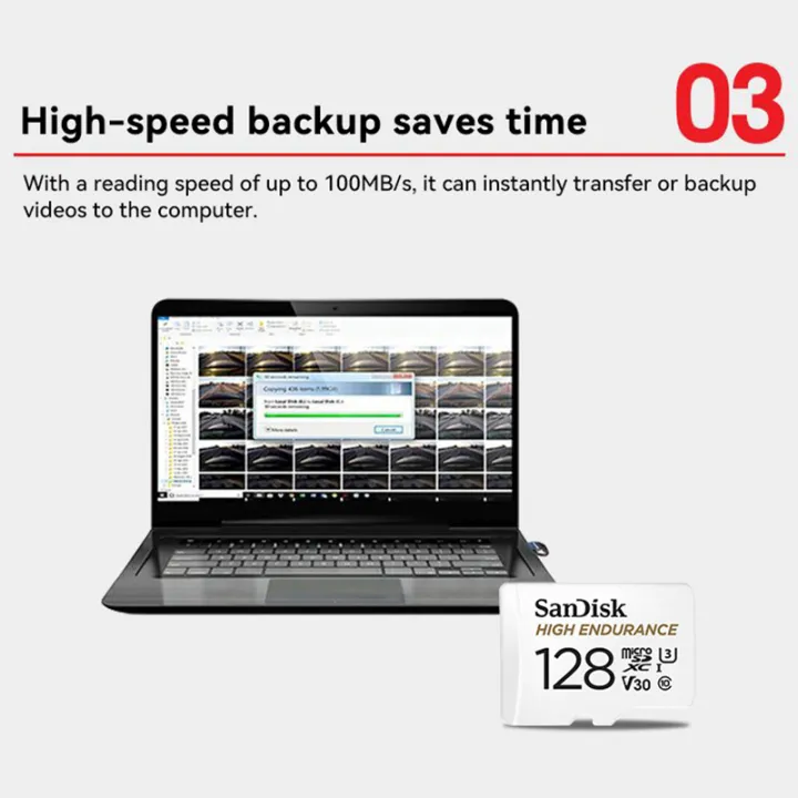 SanDisk%20V30%20High%20endurance%20Micro%20SD%20Memory%20Card%20C10%20U3%204K%2032G%2064G%20128G%20256G%20100MB/s%20TF%20Card%20for%20Security%20Camera%20Dash%20Cam%20Phone%20-%20Image%205
