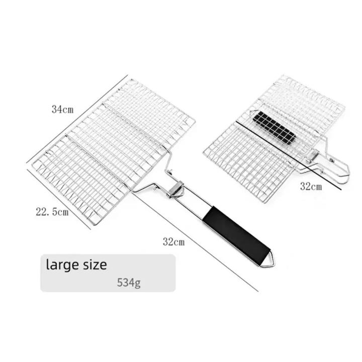 Stainless%20Steel%20BBQ%20Mesh%20Non%20Stick%20Grilling%20Basket%20Grill%20Mesh%20Mat%20Meat%20Vegetable%20Steak%20Picnic%20Party%20Barbecue%20Tool%20-%20Image%206