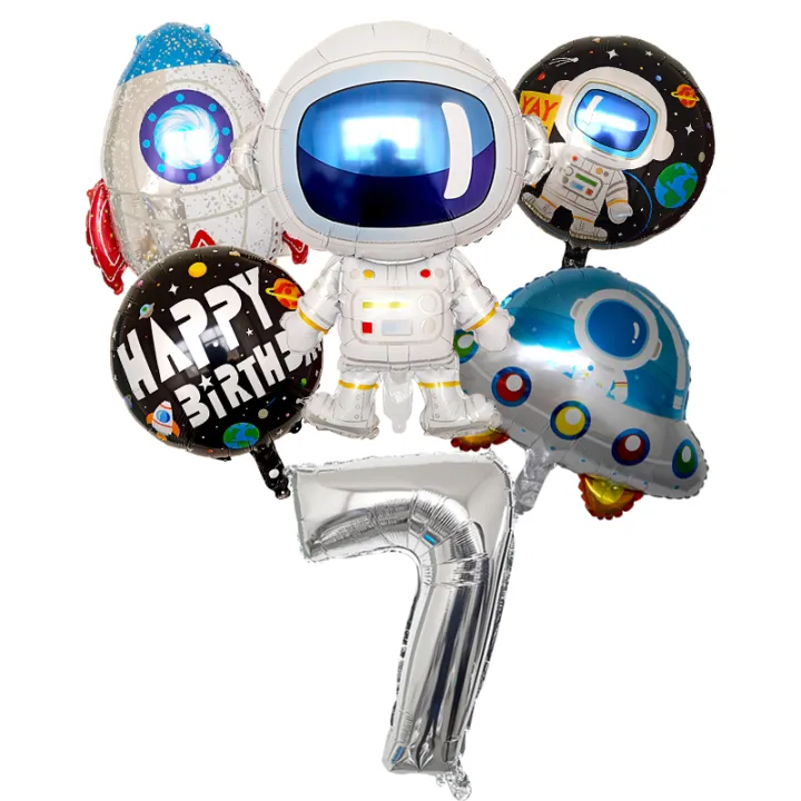Outer%20Space%20Astronaut%20Rocket%20%20Theme%20Balloons%20Baby%20Boy%20Birthday%20Party%20Decorations%20Number%201%202%203%204%205%206%207%208%209%20Years%20Old%20-%20Image%204