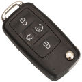 Jingyuqin 2/3/4/5 Buttons Folding Remote Car Key Case Shell For VW Sharan Tiguan Golf Sagitar Polo MK6 Touareg. 