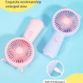 Cartoon Ear Mini Handheld Fan with Light – 3-Speed Summer Kids Electric Fan & Activity Gift | USB Rechargeable.