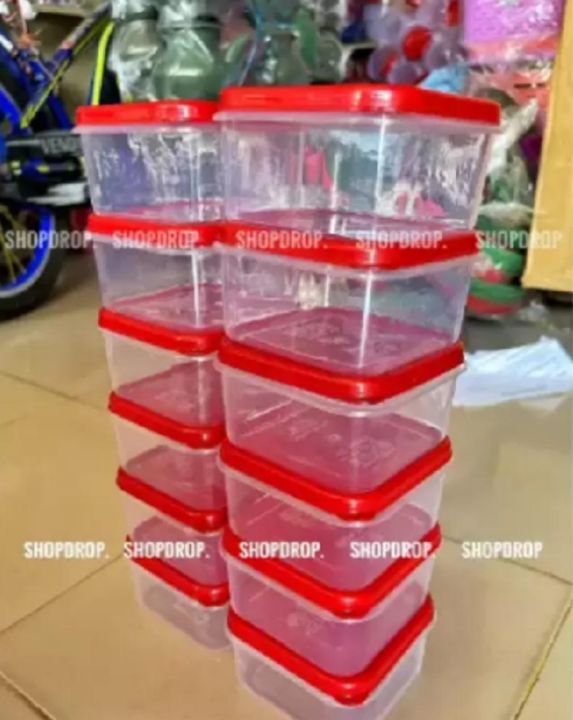 12 Piece Colorful Tiffin Box Set 400ml, Microwave Safe, Freezer Safe, Leak-Proof, Dishwasher Safe
