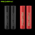 RISK Bicycle Handlebar Grip Soft Silicone Mountain Bike Grip Lightweight MTB Grips Dust-proof Bike Handle with Bar End Plug. 