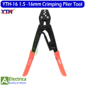 YTH-16 Ratchet Crimping Tools Crimping Pliers Cable 1.5-16mm Multifunction Clamps Terminal Electrician Tool Pliers by Electrica. 