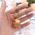 Cute Little Carton Box Cat Keychain For Women Men Personality Letter Take Me Away”Key Ring Funny Animal Handbag Car Key Holder. 