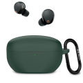 For  WF-1000XM5 Case Cover Smooth Surface Comfortable Soft Silicone Vogue Simple Style WF 1000xm5  Protective Case with Hook. 