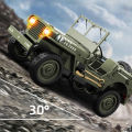 C8815 1/10 WILLYS 2.4G Rc Car 1941 4WD RTR Crawler Climbing Scale Military Truck Offroad Vehicle Adult Toys Gift For Kids. 