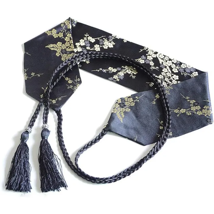 Women's%20Wide%20Corset%20Waist%20Belt%20Bow%20Tie%20Wrap%20Around%20Peach%20Flower%20Silk%20Embroidery%20for%20Dress%20Plus%20Size%20-%20Image%205