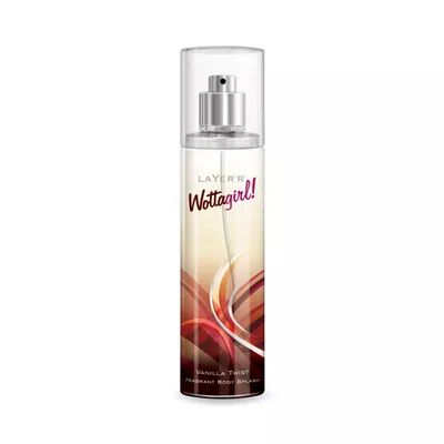International Indian Product Layerr Wottagirl Vanilla twist Fragrant Body splash 135 Ml