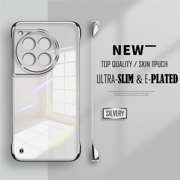 Plated%20Transparent%20Slim%20Frameless%20Phone%20Case%20For%20Oneplus%2013%2013R%2012%2012R%2011%2011R%2010T%2010R%2010%20Pro%20Lens%20Protection%20Plating%20Back%20Cover%20-%20Image%202