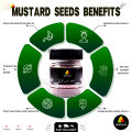 Premium Brown Mustard Seeds (Rai Dana / Sarson Ke Beej) 90g – Whole Mustard for Pickles & Cooking – Authentic Pakistani Spice. 