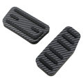 2Pcs Carbon Fiber AT Car Pedal Cover Auto Pedals Fit for Honda HRV HR-V 2016 - 2020 Fit Jazz 2011 - 2019 City 2015 - 2019 AT. 