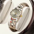 BINBOND Japan Quartz movement Golden Watches Women Top Brand Luxury Stainless Steel Strap Date Week watch Clock reloj hombre. 