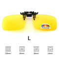 1/2/3/4pcs Polarized Glasses Clip Driving Night Vision Eyeglasses UV400 Outdoor Shades High Definition Sun Glasses Clips. 