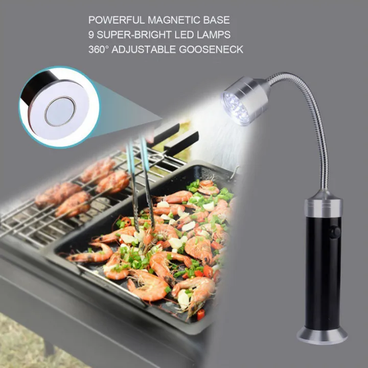 BBQ%20Grill%20Light%20Soft%20Tube%20Lighting%20Lamp%20360%C2%B0%20Adjustable%20Super-Bright%209%20LED%20Flashlight%20Magnetic%20Base%20Outdoor%20lighting%20Gooseneck%20-%20Image%203