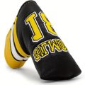 Sports Style Number 18 Premium PU Leather Golf Blade Mallet Putter Cover, Great Golf Accessories for Men Golfers Dad.
