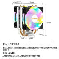 CPU Air Cooler X79 X99 3Pin/4Pin PWM Processor Cooling Fan For Intel LGA 1366 1151 1155 1200 1700 2011 AMD AM3 AM4 AM5. 