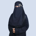 Stylish Embroidered Single Layer Niqab | Shahazadi Niqab | Trendy, Comfortable, Easy-to-Wear Design for Women. 