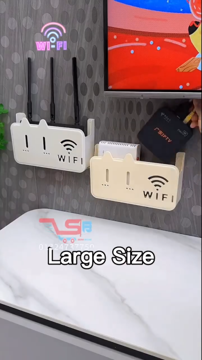 Wall Mounted Storage Box, Wireless WiFi TV Set-top Box, Router Shelf ...