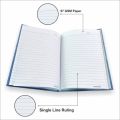 Register Notebook Plain Cover Quality White Paper Register Notebook. 